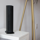 You can also stand up the sound bar speakers up, which makes the whole set up work more like a 2.1 channel surround system.